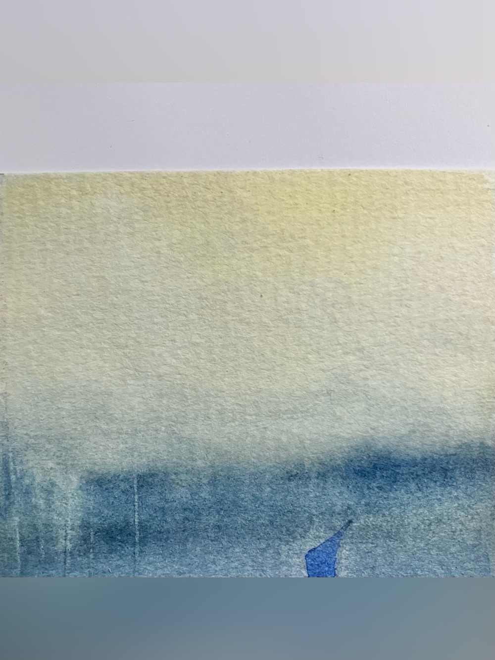 ORIGINAL WATERCOLOR by Allison Spreadborough / BIRD IN FLIGHT / 3.75 x 5.25 In. - Picture 3 of 7
